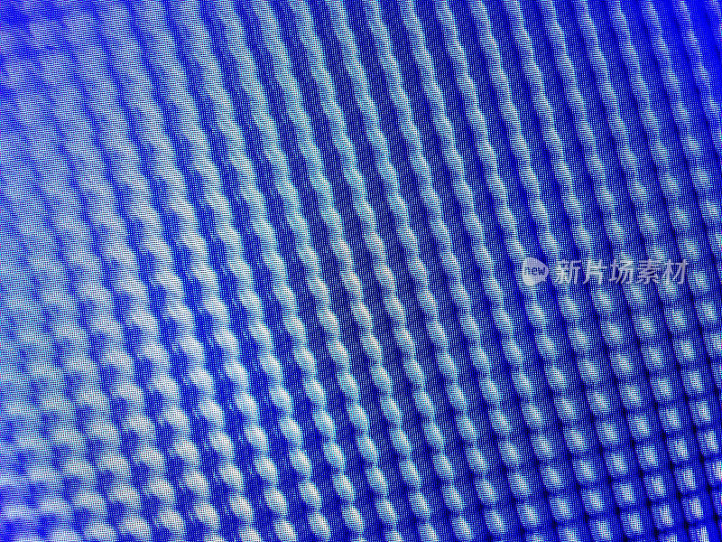 蓝色的电脑屏幕像素特写背景