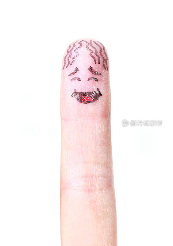 可爱的小手指脸