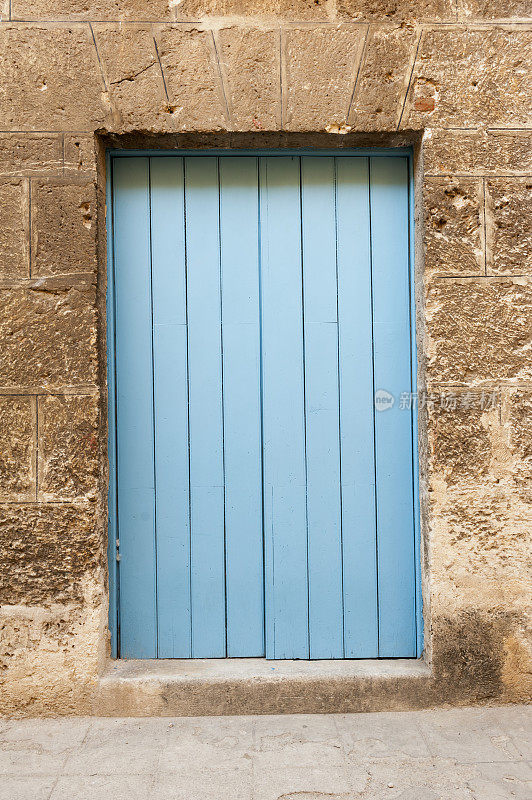 古巴哈瓦那一所房子的前门