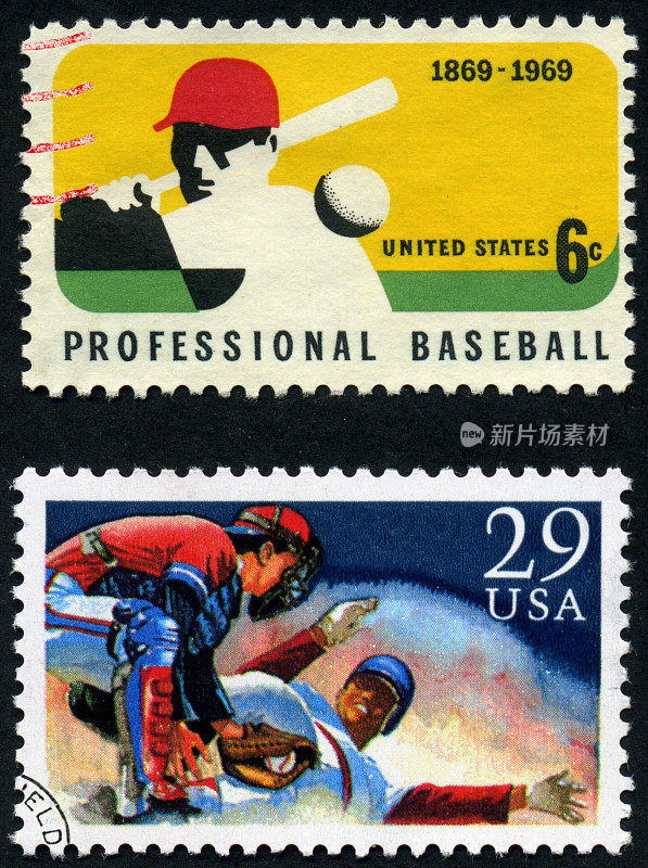 棒球的邮票