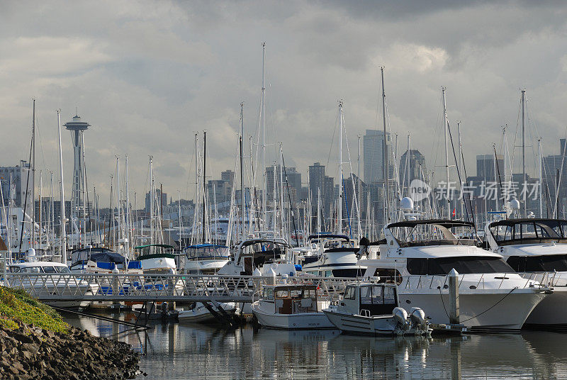 西雅图的艾略特湾码头