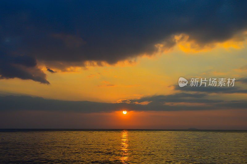 海上日落-泰国芭堤雅