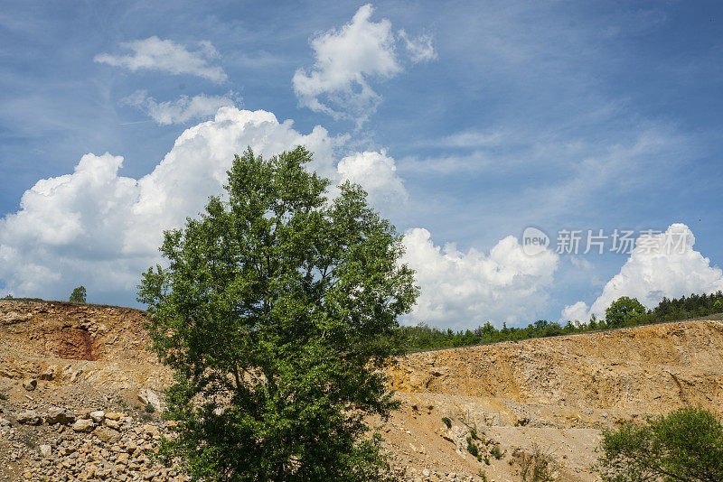 塞尔维亚东部的山区景观