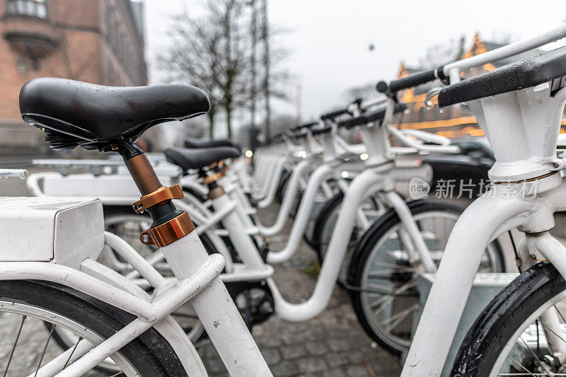丹麦哥本哈根的自行车租赁