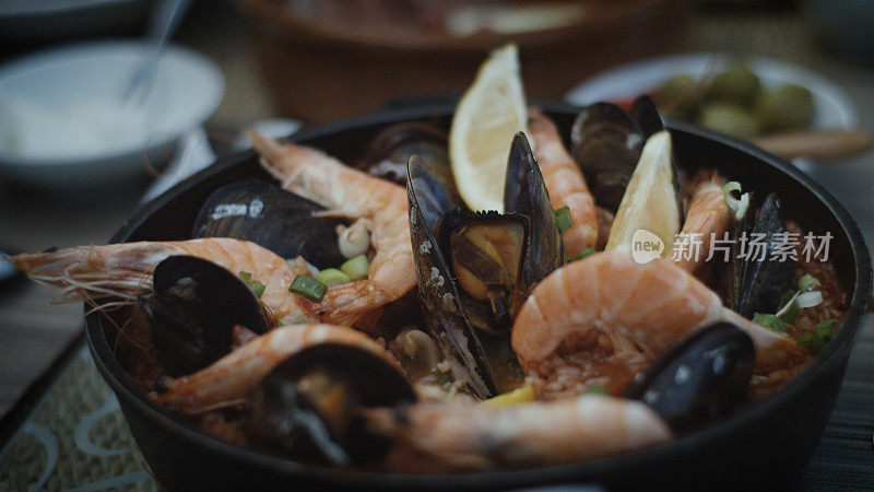 西班牙海鲜焗饭