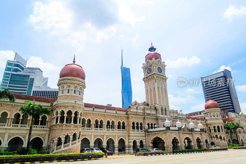 吉隆坡著名的建筑苏丹阿卜杜勒萨马德钟楼