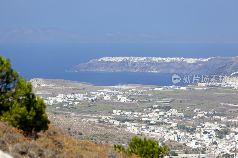 圣托里尼岛火山口