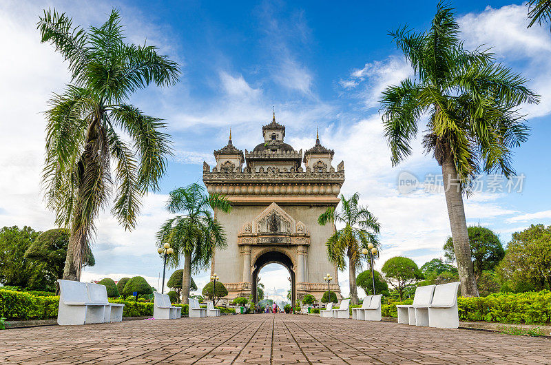 老挝万象的帕图赛纪念碑