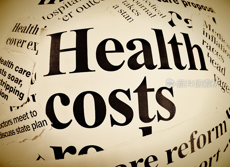 有关卫生保健方面的新闻标题，特别是费用
