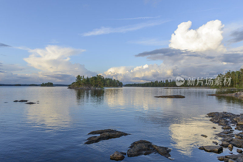 瑞典湖视图