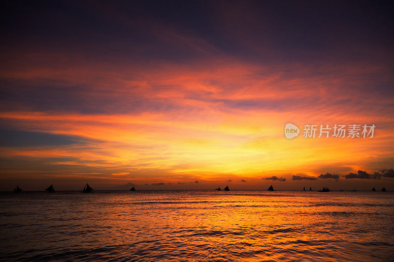 长滩岛日落