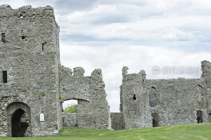 中世纪的威尔士城堡