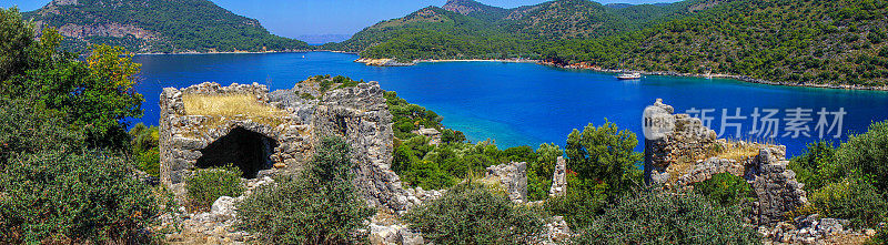 圣尼古拉斯岛。Oludeniz。