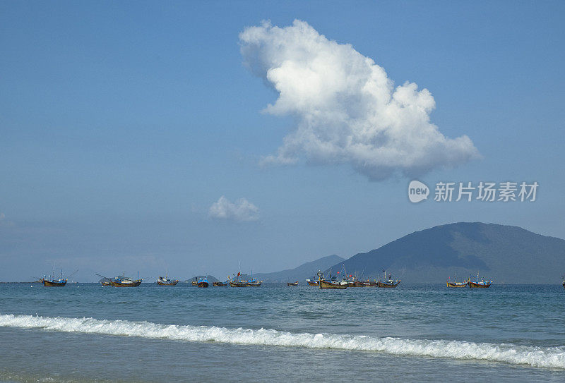 越南芽庄附近的Let海滩