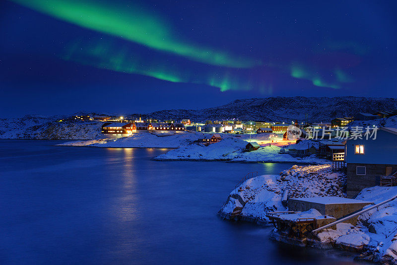 极光,格陵兰岛伊卢利萨特