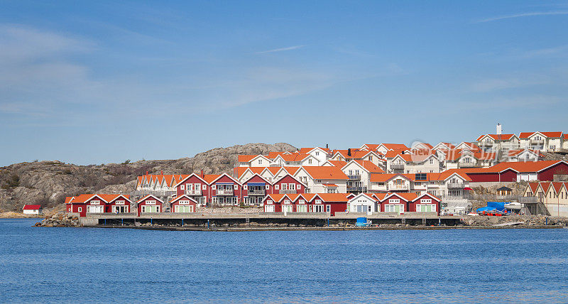瑞典的沿海村庄