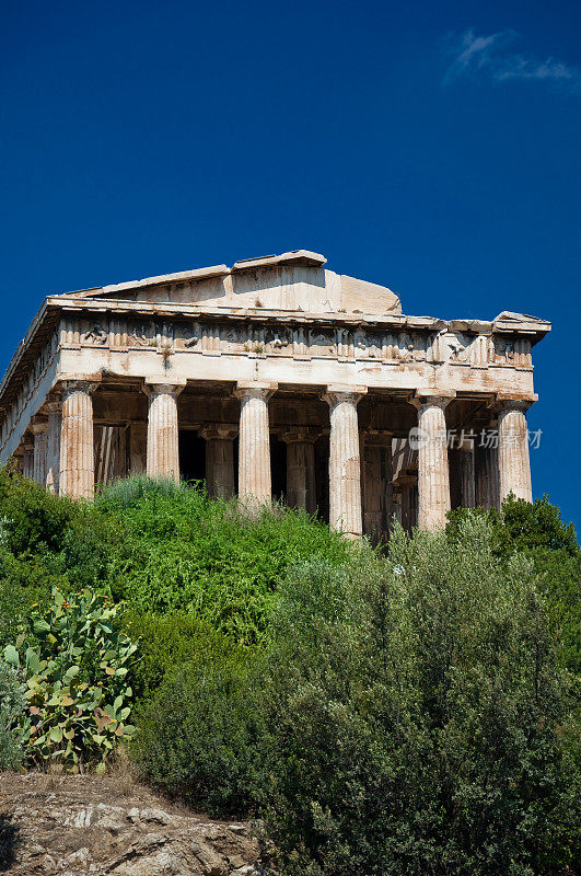 希腊雅典赫菲斯托斯神庙正面