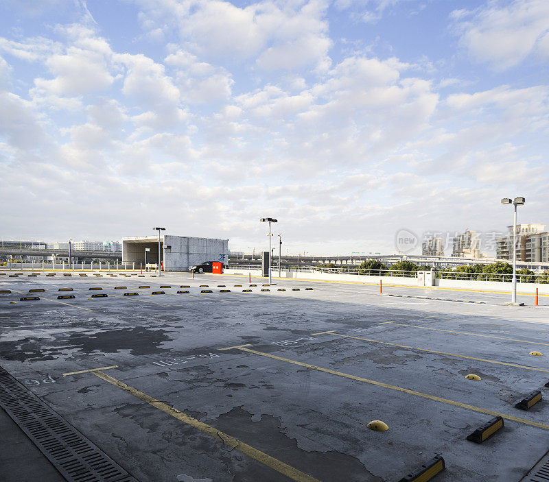 上海浦东国际机场，中国-东亚停车场。