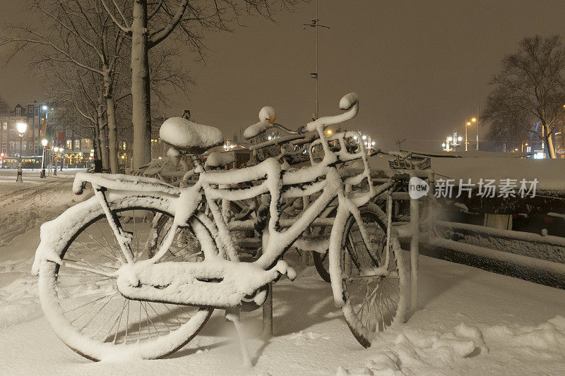 阿姆斯特丹的雪