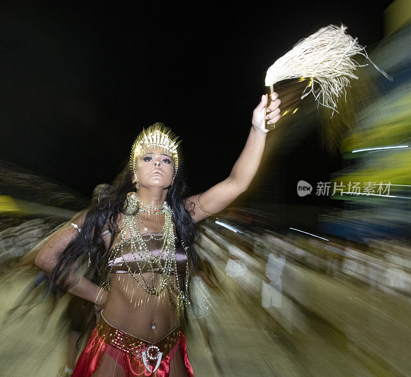 巴西狂欢节的文化和美丽