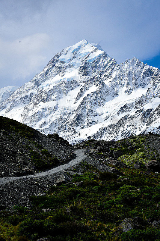 危险的库克山徒步旅行之路