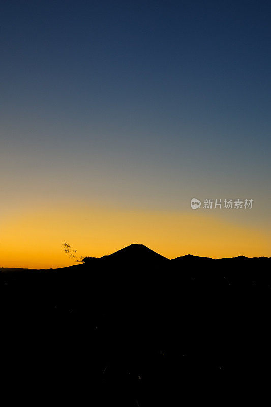 富士山轮廓