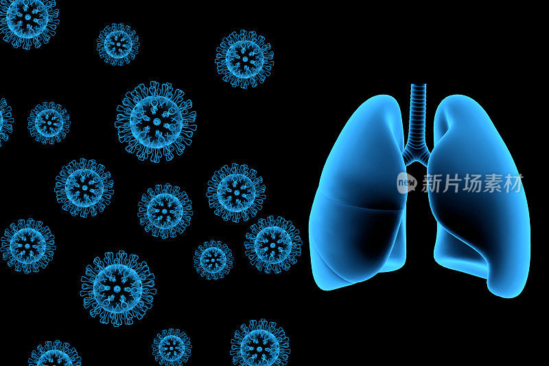 冠状病毒对肺部
