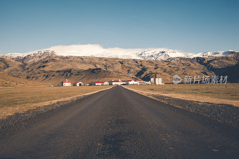 Eyjafjallajökull火山冰川，冰岛