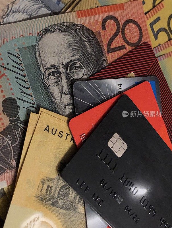 澳大利亚货币和信用卡