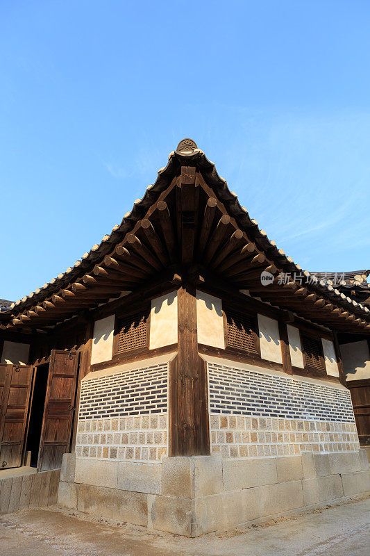 韩国风格的老房子