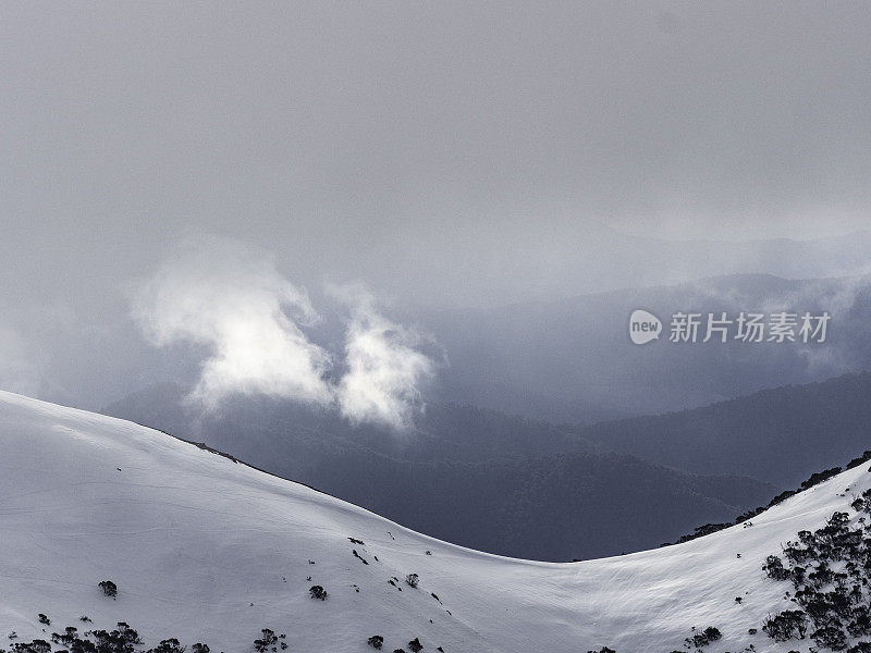 霍瑟姆山的雪