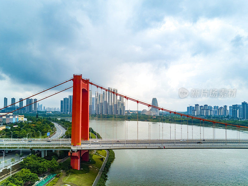 中国广西南宁市永河上的两清大桥