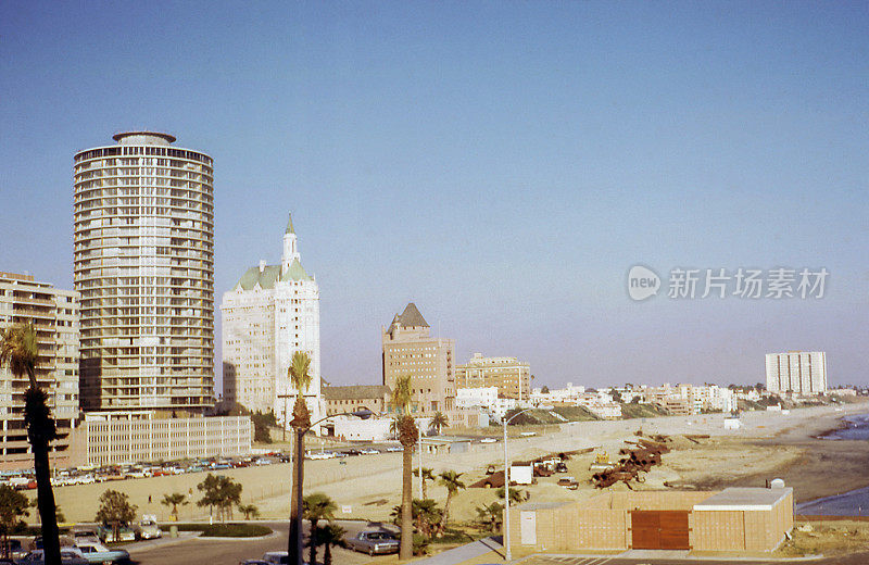 1967年，加州长滩沿岸的历史建筑