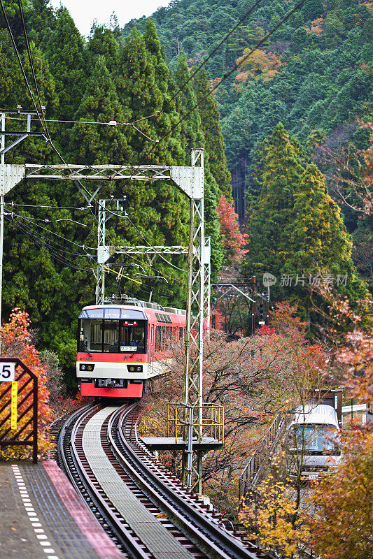 江山铁路开往日本京都仓间的列车。