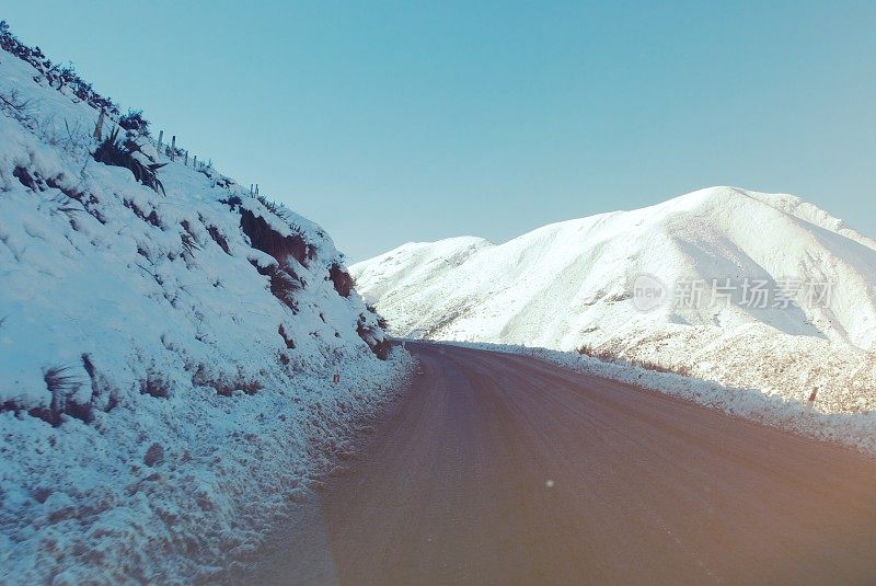 风景冬季路景观