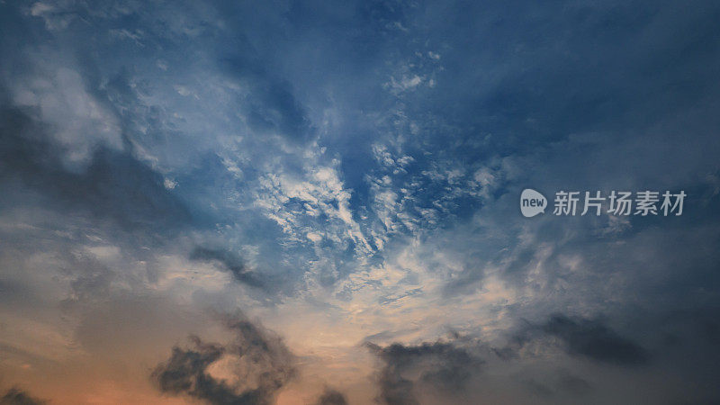 日落的天空背景