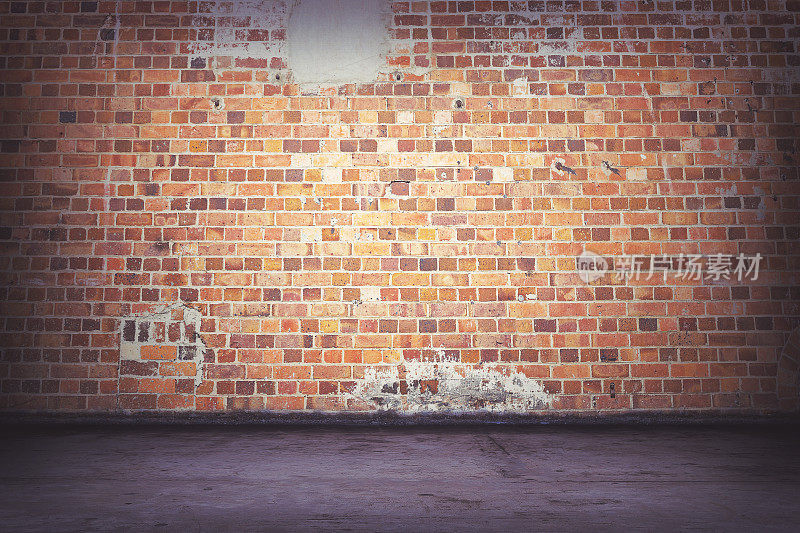 枯燥乏味的砖墙