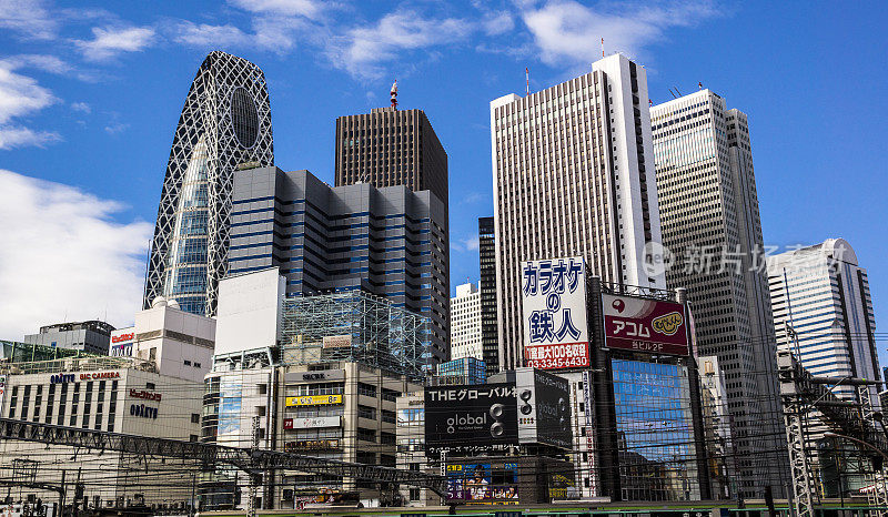 日本东京新宿天际线