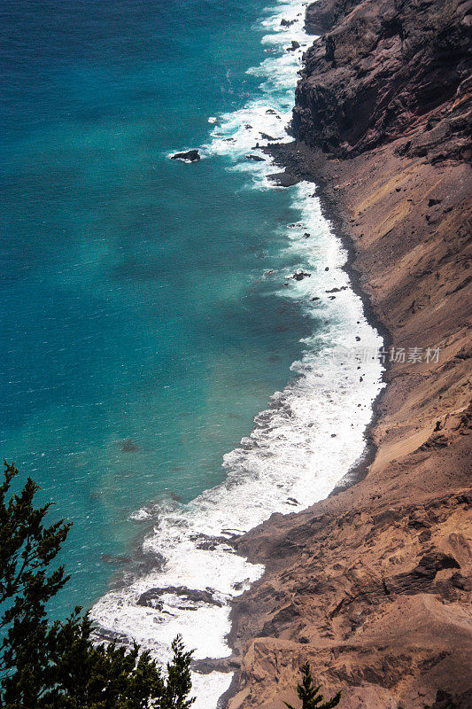 圣赫勒拿的海岸线