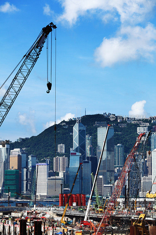 香港的建筑工地