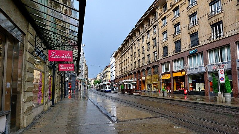 日内瓦的街道