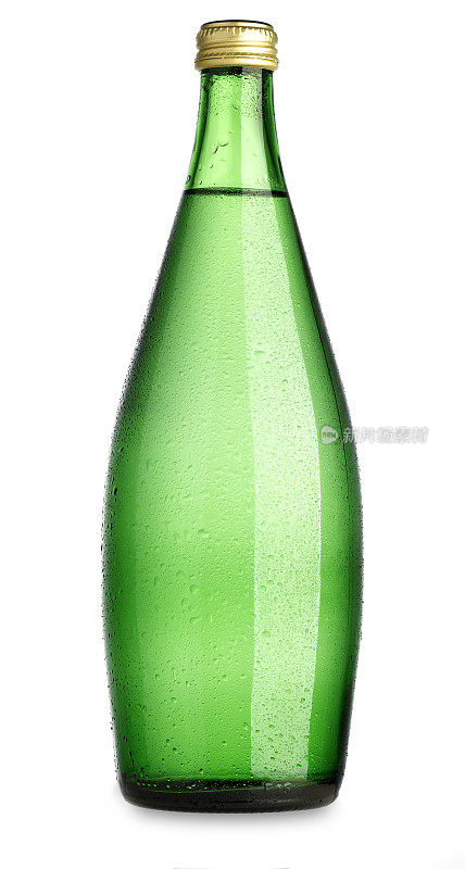 绿色的瓶子