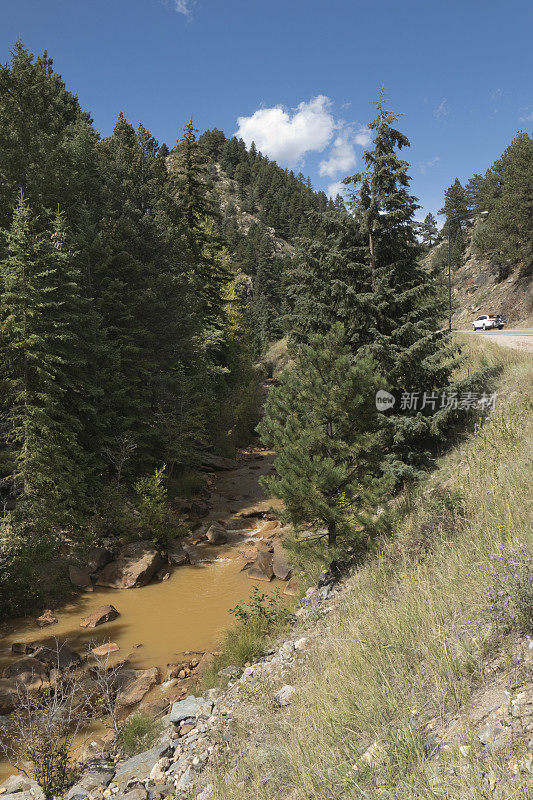 橙矿河河水污染科罗拉多山脉北部清溪