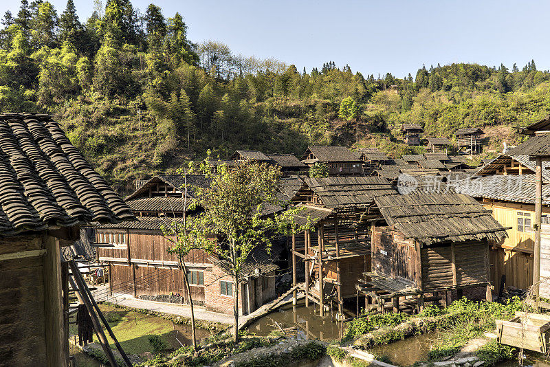 偏远的中国山村