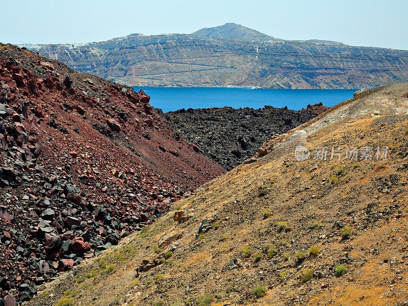 尼亚加孟尼火山岛，圣托里尼岛