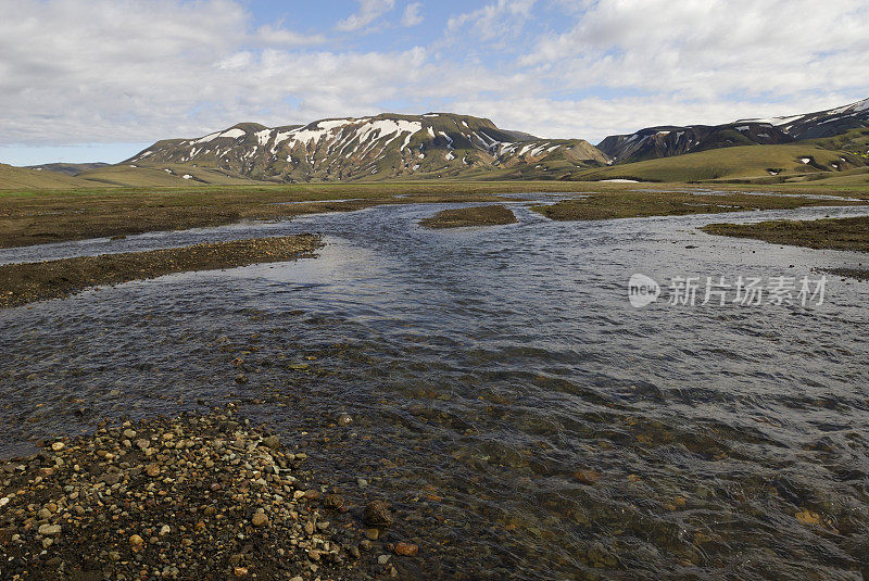 Landmannalaugar附近的风景