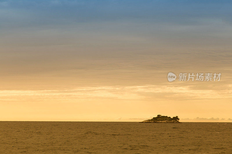 海上日落