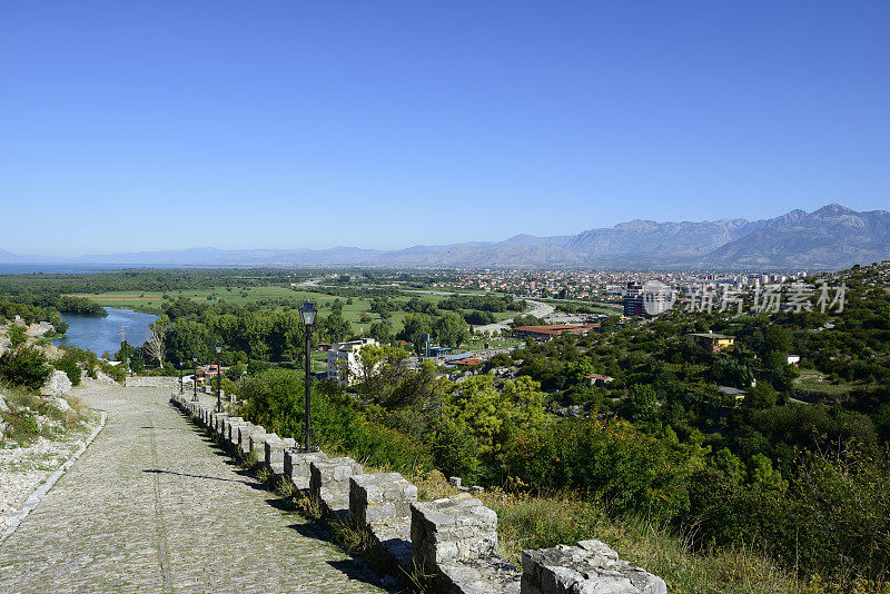 Rozafa城堡和Shkodra，阿尔巴尼亚