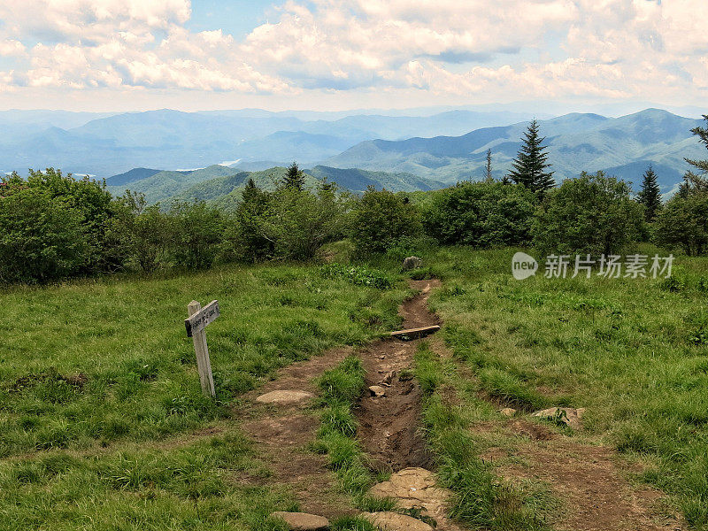 田纳西州大烟山国家公园的安德鲁秃径