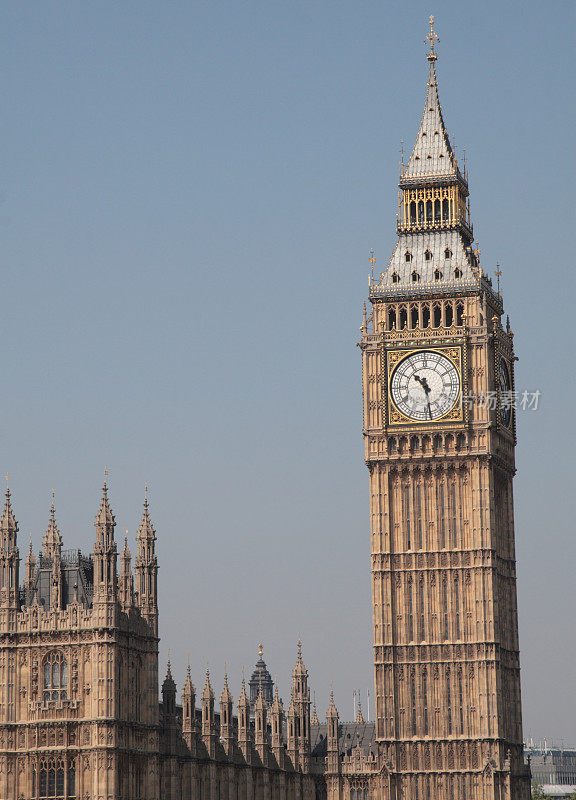 英国伦敦的威斯敏斯特宫和大本钟